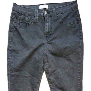 Women's Black Judy Blue Los Angeles Black Stretch High Rise Skinny Jeans Sz 7/28
